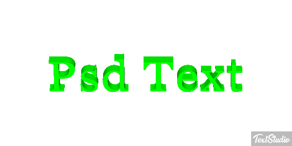 Psd Text Efekt tekstowy