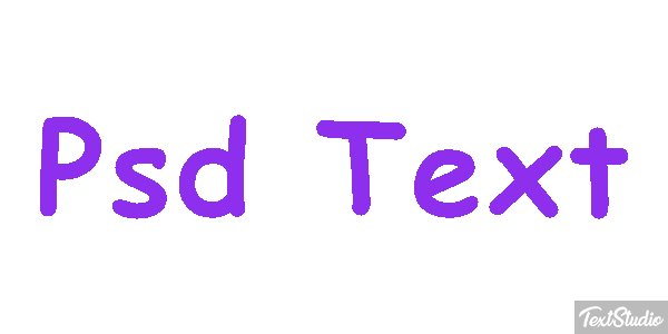 Psd Text Efekt tekstowy