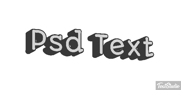 Psd Text Efekt tekstowy
