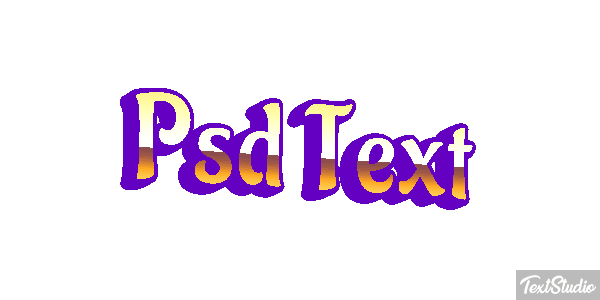 Psd Text Efekt tekstowy