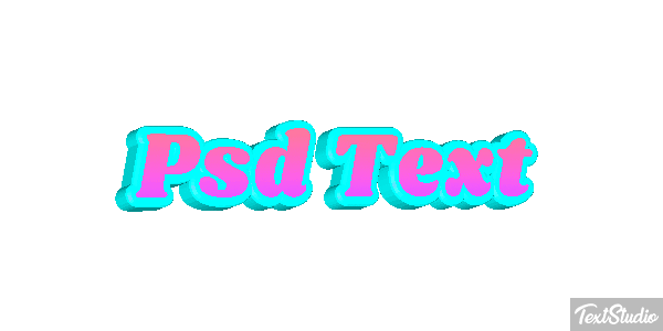 Psd Text Efekt tekstowy