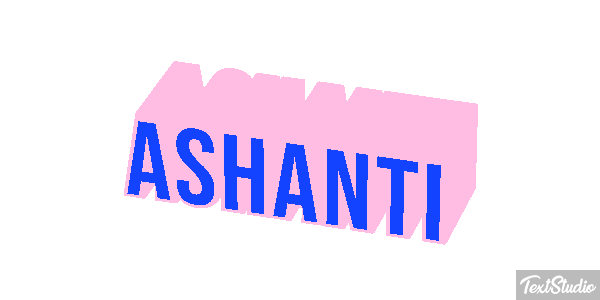 Ashanti Text effect