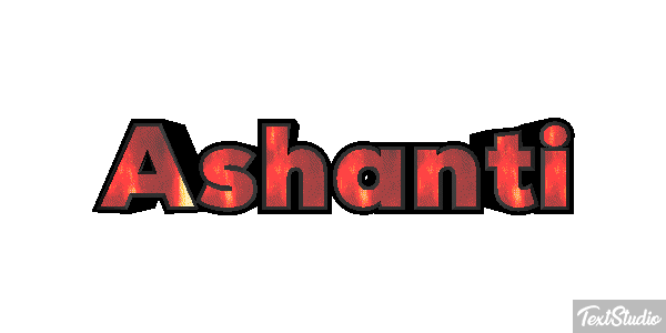 Ashanti Text effect