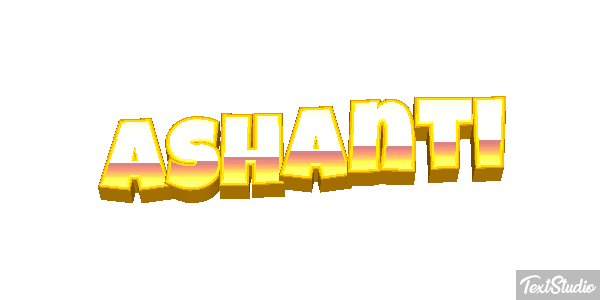 Ashanti Text effect