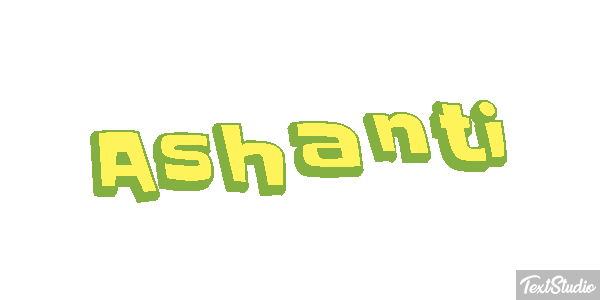 Ashanti Text effect