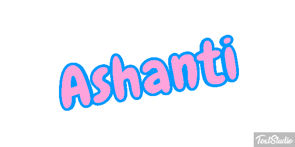 Ashanti Text effect