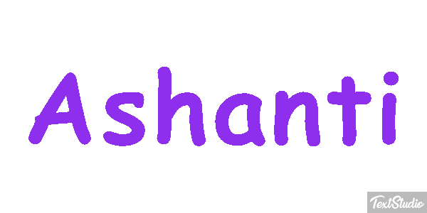 Ashanti Text effect
