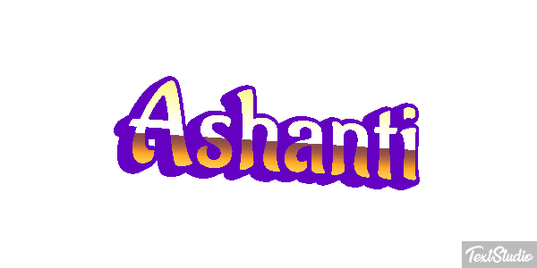 Ashanti Text effect