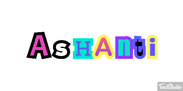 Ashanti Text effect