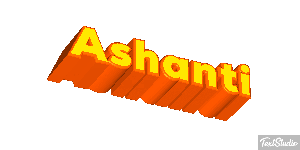 Ashanti Text effect