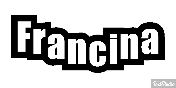 Francina Efecto de texto