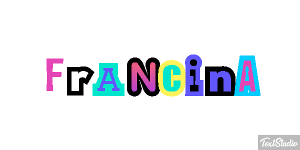 Francina Efecto de texto