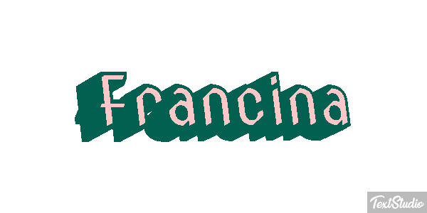 Francina Efecto de texto