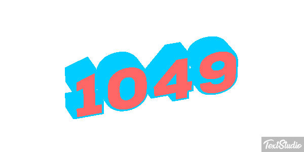 1049 Text effect