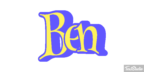 Ben Efecto de texto