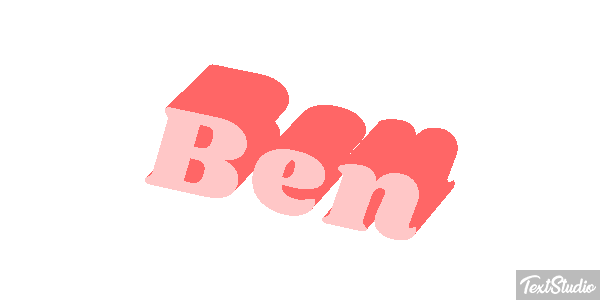 Ben Efecto de texto