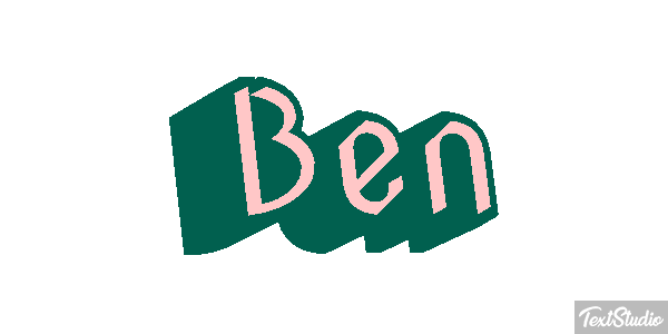 Ben Efecto de texto