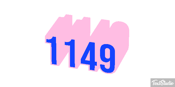 1149 Text effect