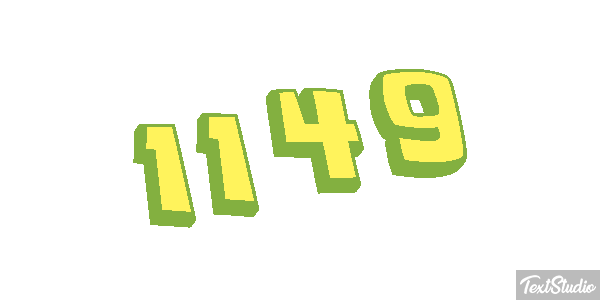 1149 Text effect