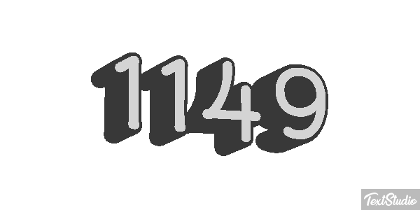 1149 Text effect