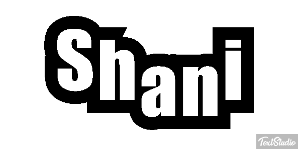 Shani Text effect