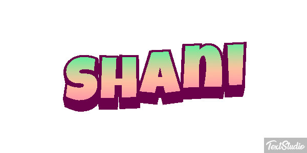 Shani Text effect