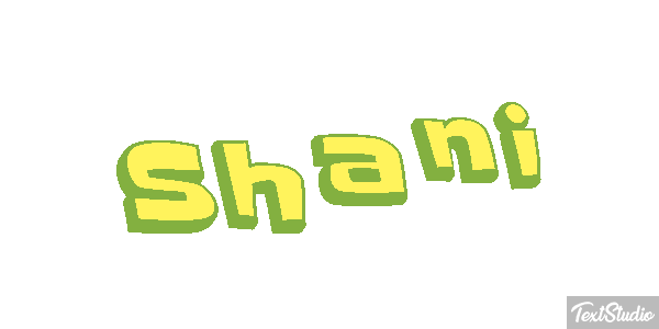 Shani Text effect