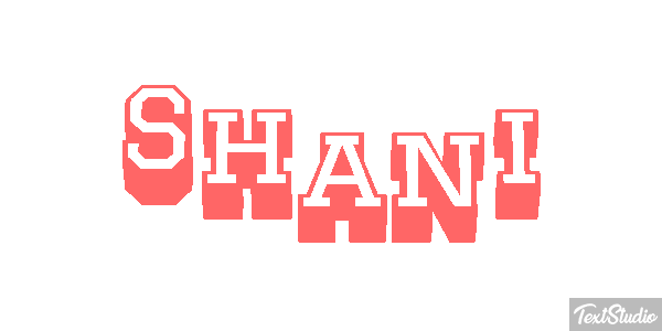 Shani Text effect