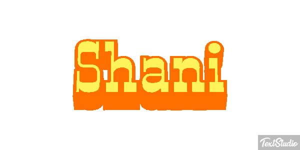 Shani Text effect