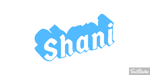 Shani Text effect