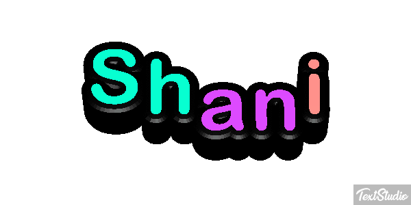 Shani Text effect