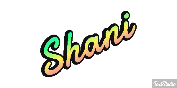 Shani Text effect