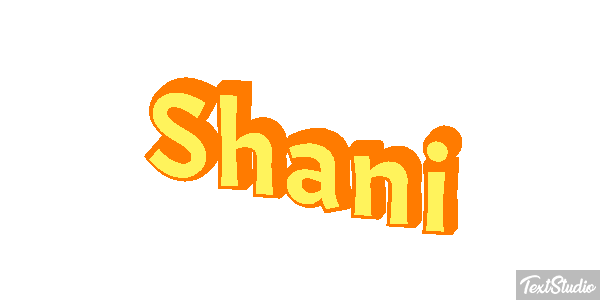 Shani Text effect