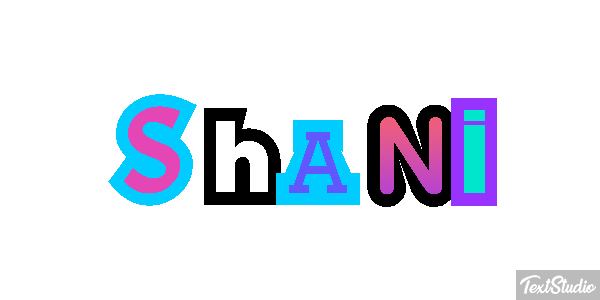 Shani Text effect