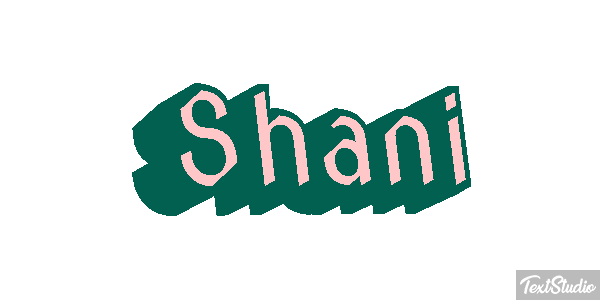 Shani Text effect