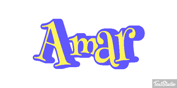 Amar Text effect