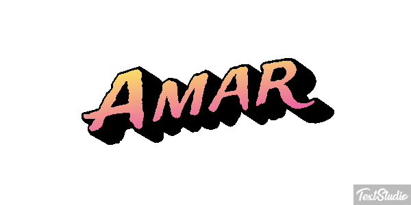 Amar Text effect