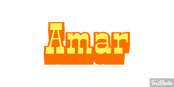 Amar Text effect