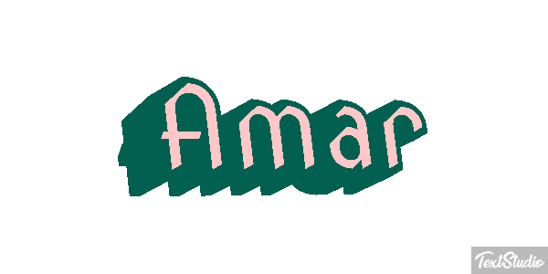 Amar Text effect
