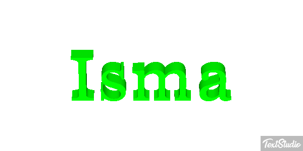 Isma Texteffekt
