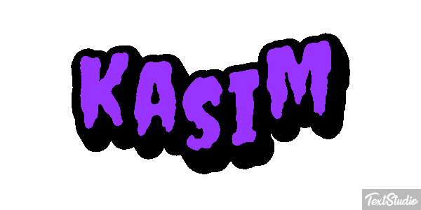 Kasım Efecto de texto