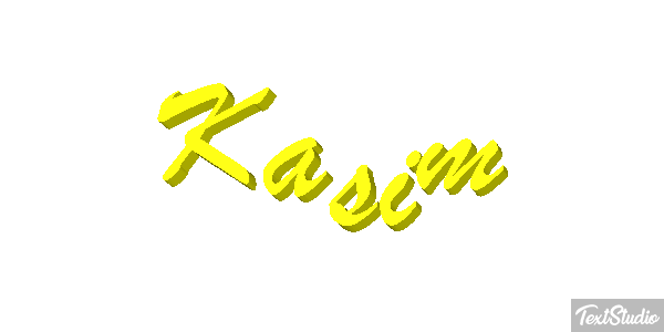 Kasım Efecto de texto