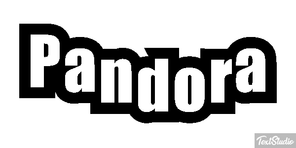 Pandora Text effect