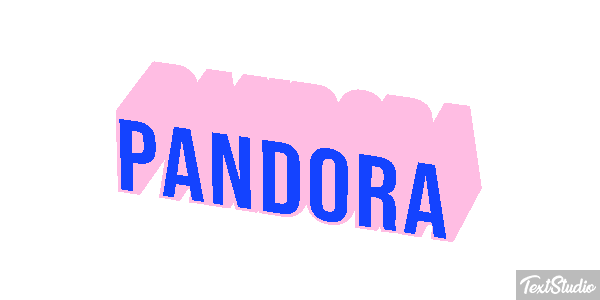 Pandora Text effect