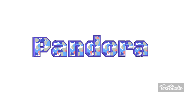 Pandora Text effect