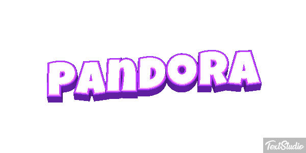 Pandora Text effect
