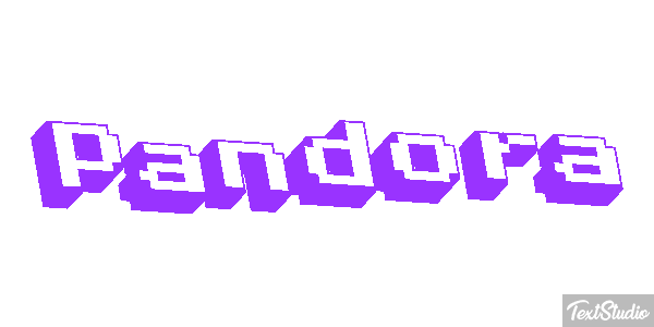 Pandora Text effect