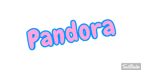 Pandora Text effect