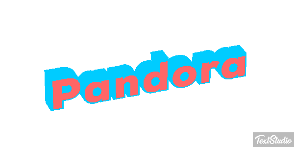 Pandora Text effect