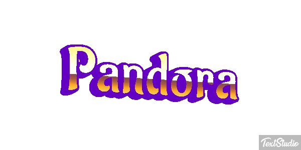 Pandora Text effect